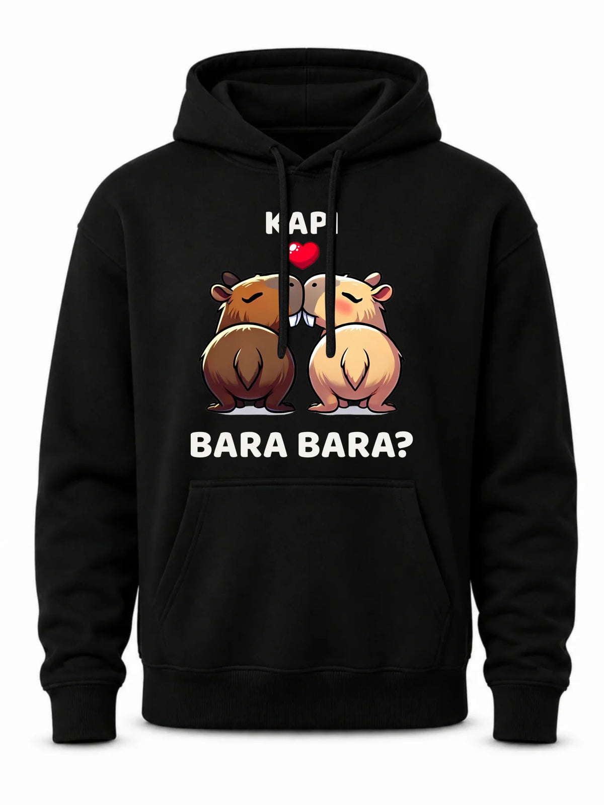 Bluza męska z kapturem - Kapibara bara bara W86