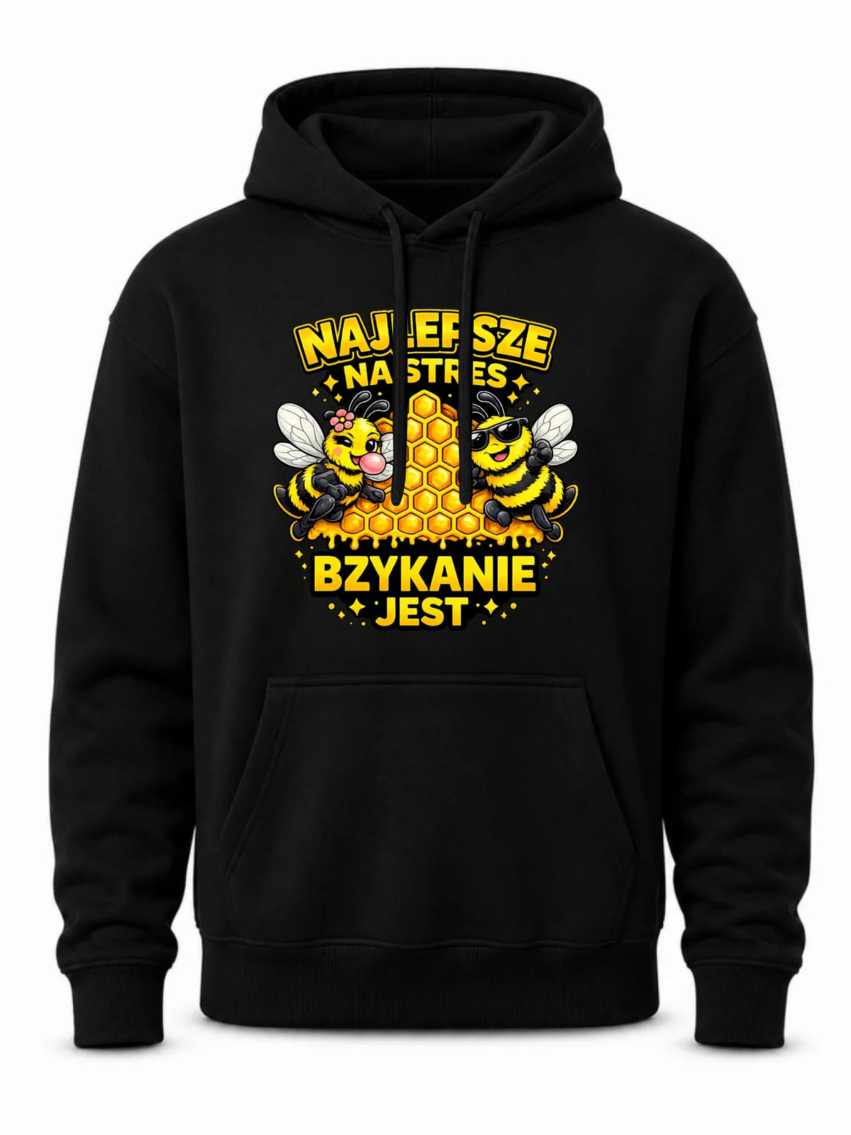 Bluza męska z kapturem - Najlepsze na stres bzykanie jest W79