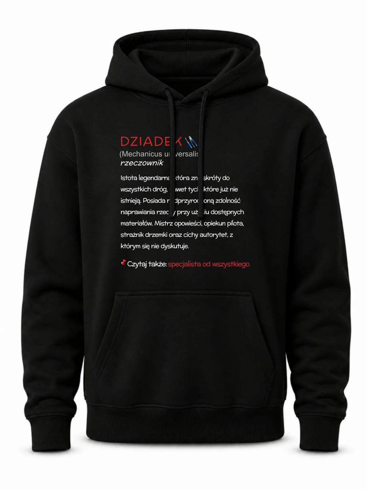 Bluza z kapturem dla dziadka - Dziadek śmieszna definicja D43