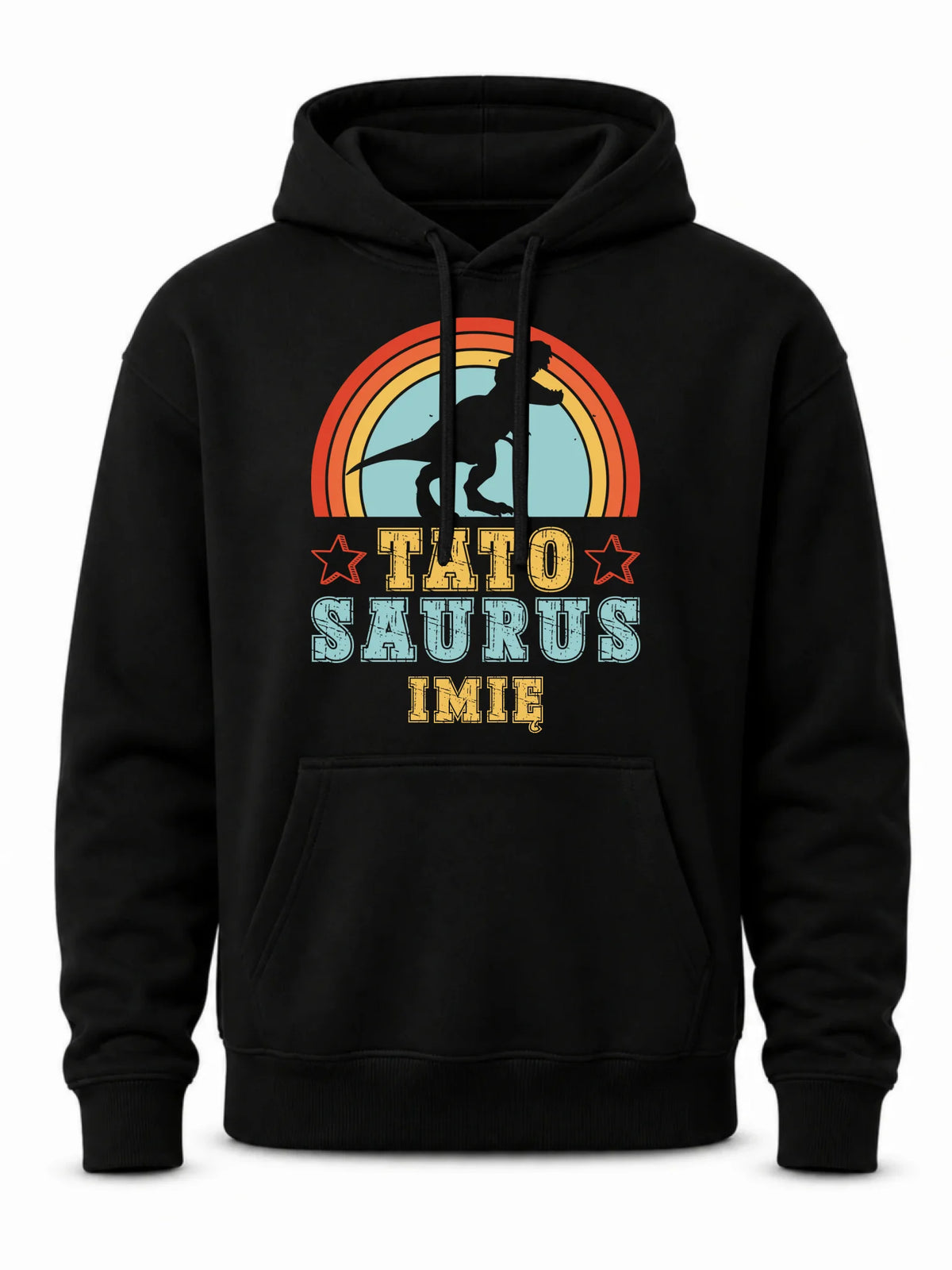 Bluza męska z kapturem dla taty - Tato Saurus - personalizowana DT03