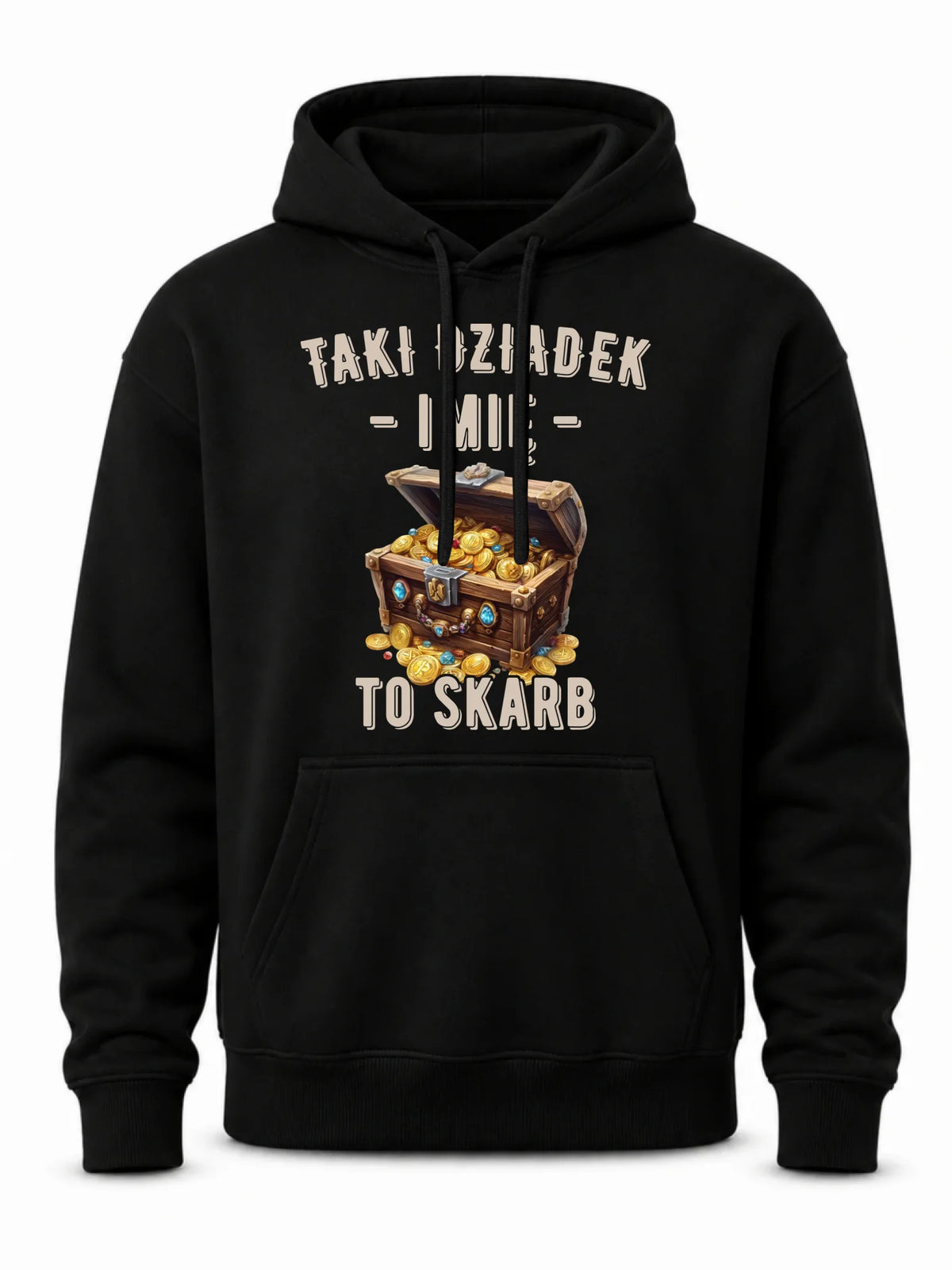 Bluza z kapturem dla dziadka - Taki dziadek to skarb - personalizowana D19