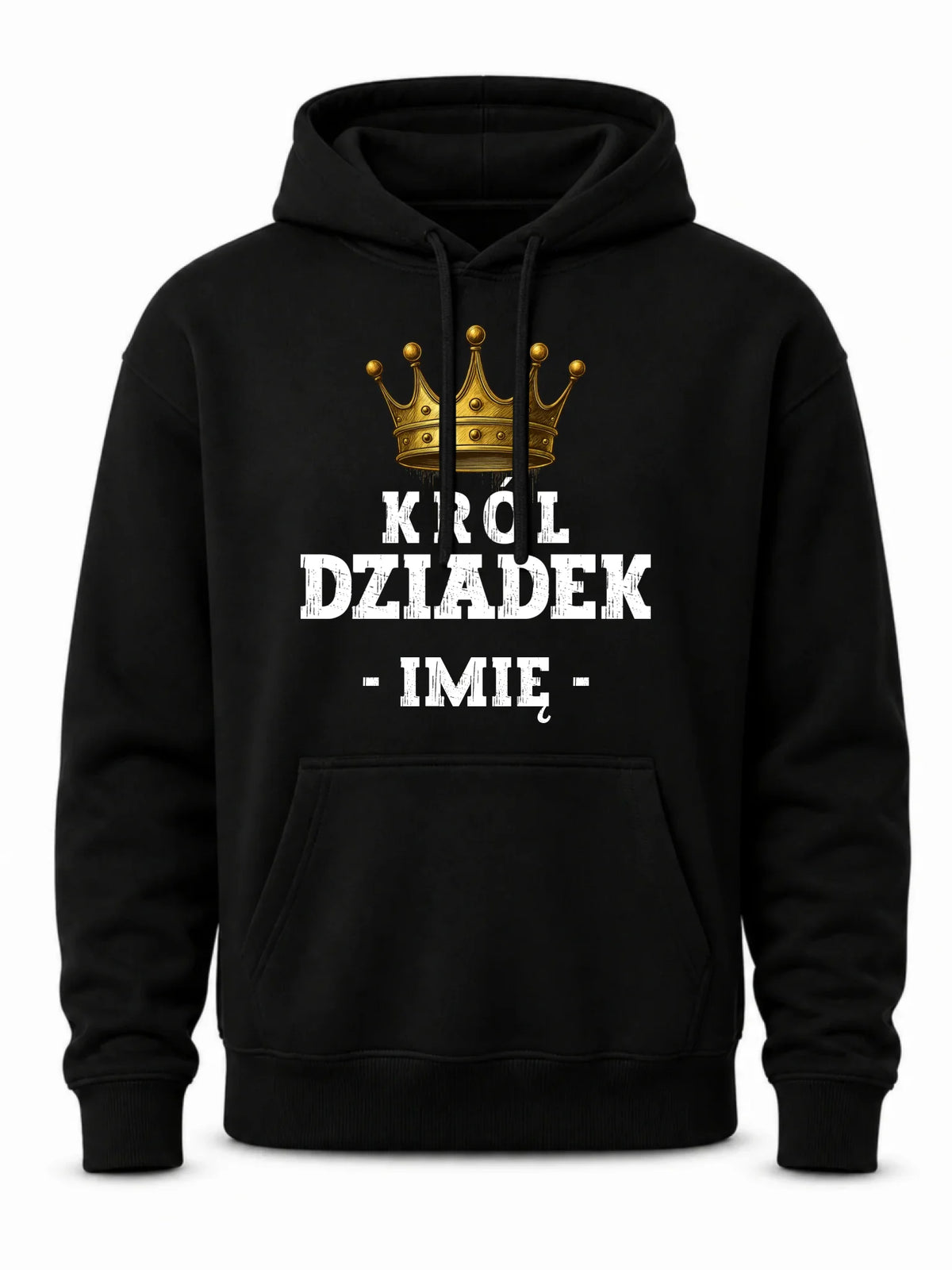 Bluza z kapturem dla dziadka - Król Dziadek - personalizowana D17