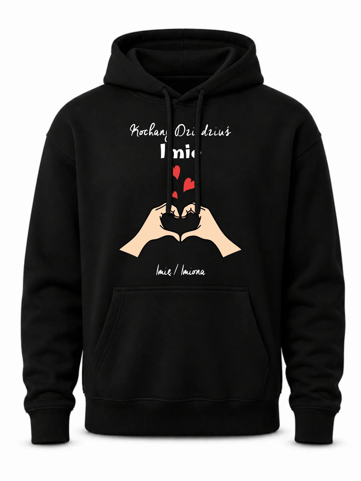 Bluza z kapturem dla dziadka - Kochany Dziadek podpis - personalizowana D13
