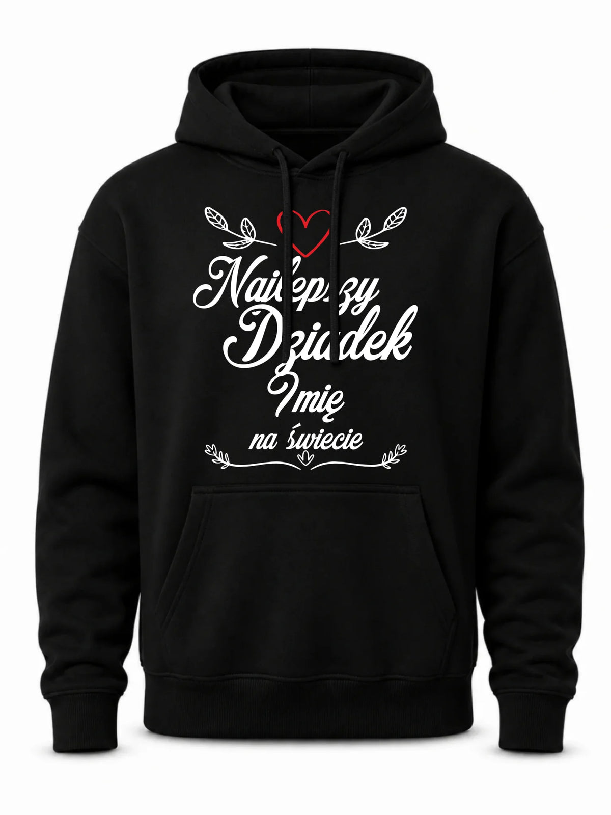 Bluza z kapturem dla dziadka - Najlepszy dziadek na Świecie - personalizowana D12