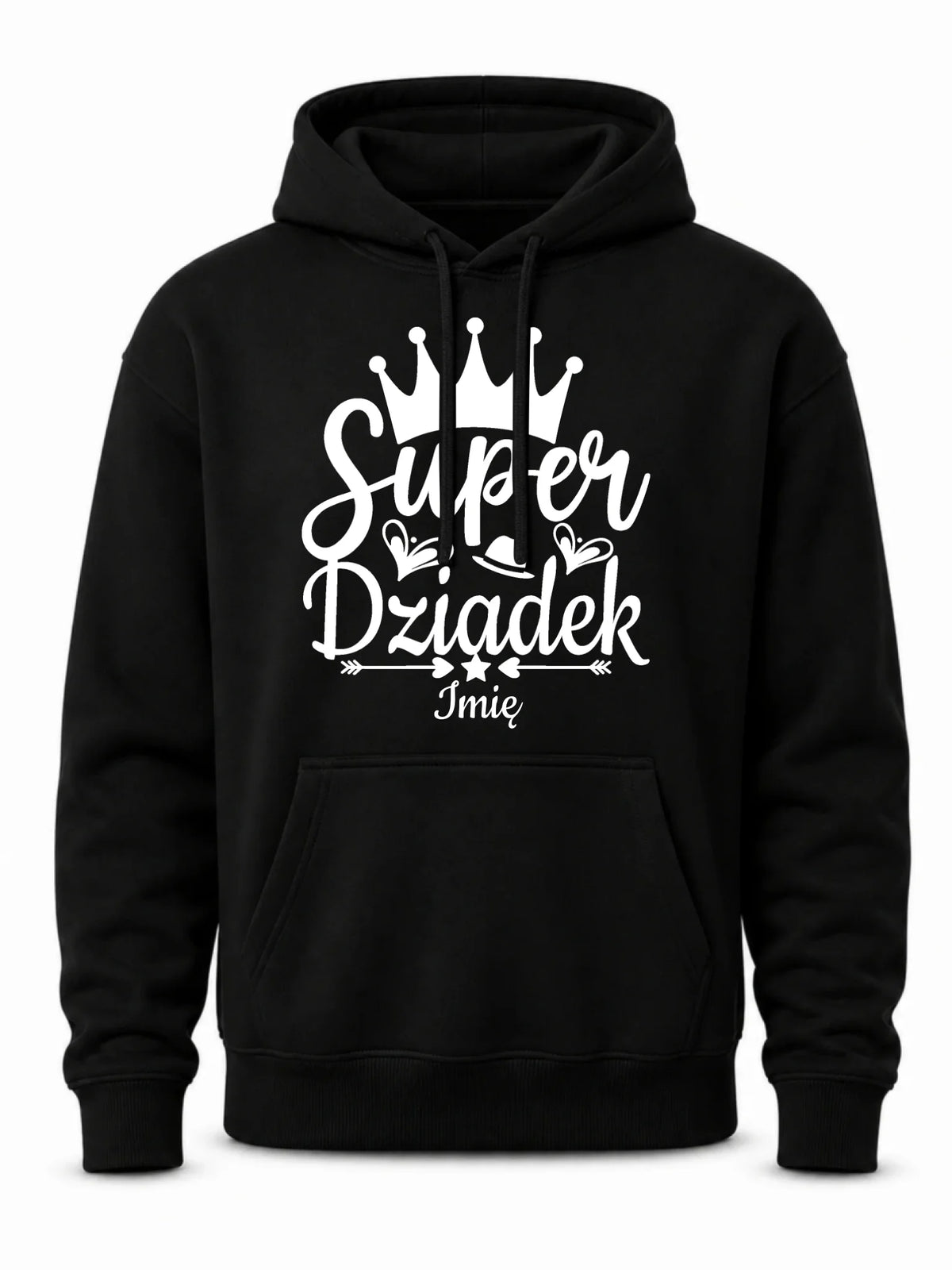 Bluza z kapturem dla dziadka - Super Dziadek - personalizowana D03
