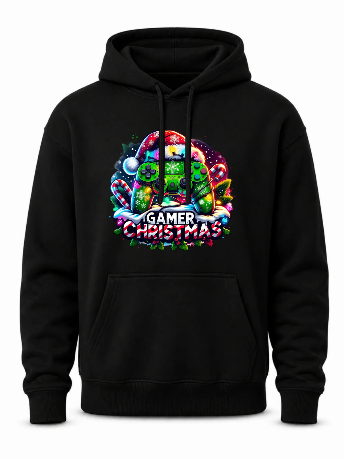 Bluza męska z kapturem świąteczna - prezent dla gracza - Christmas gamer BN22