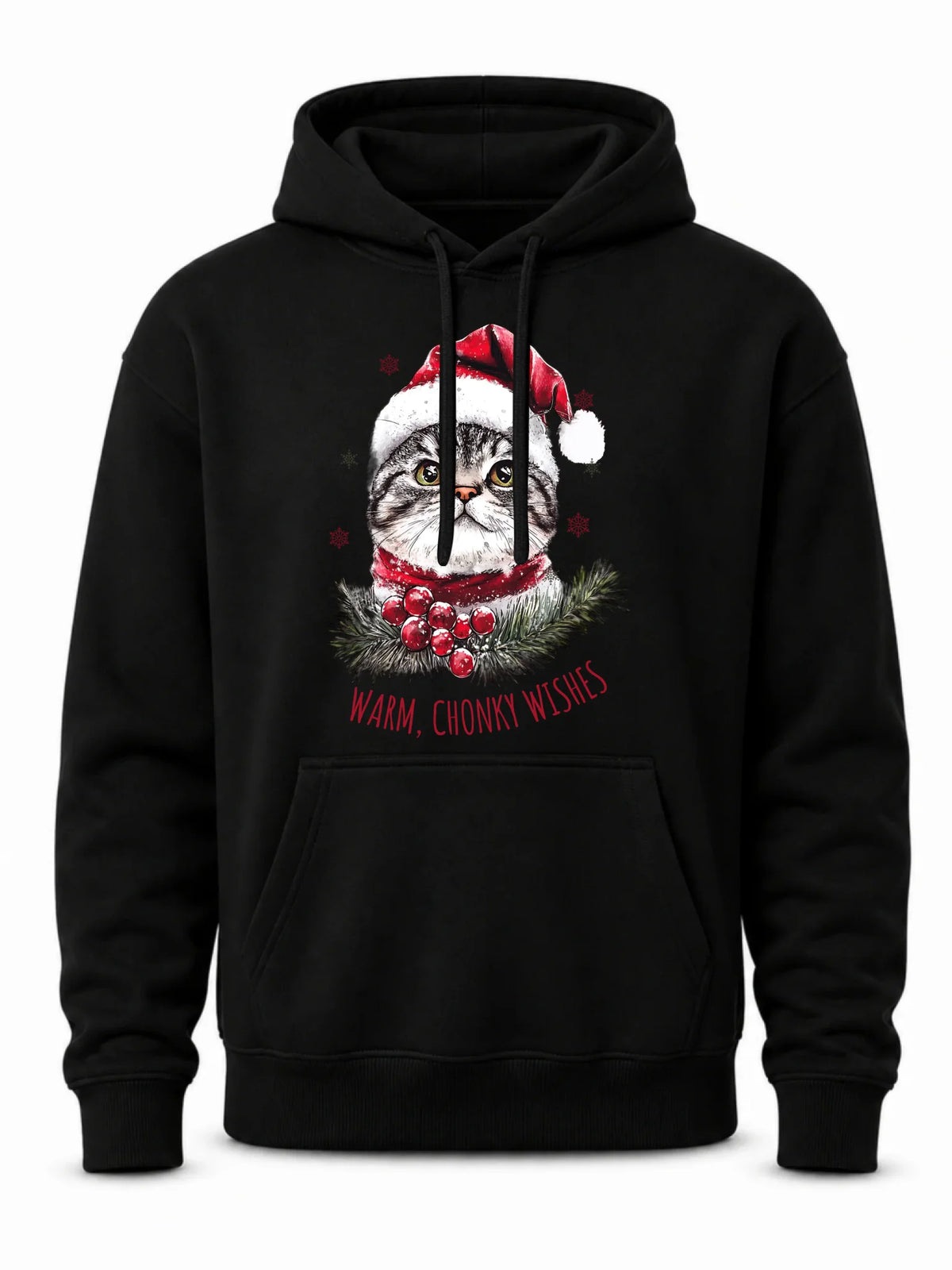 Bluza męska z kapturem świąteczna - Warm, Chonky Wishes BN36