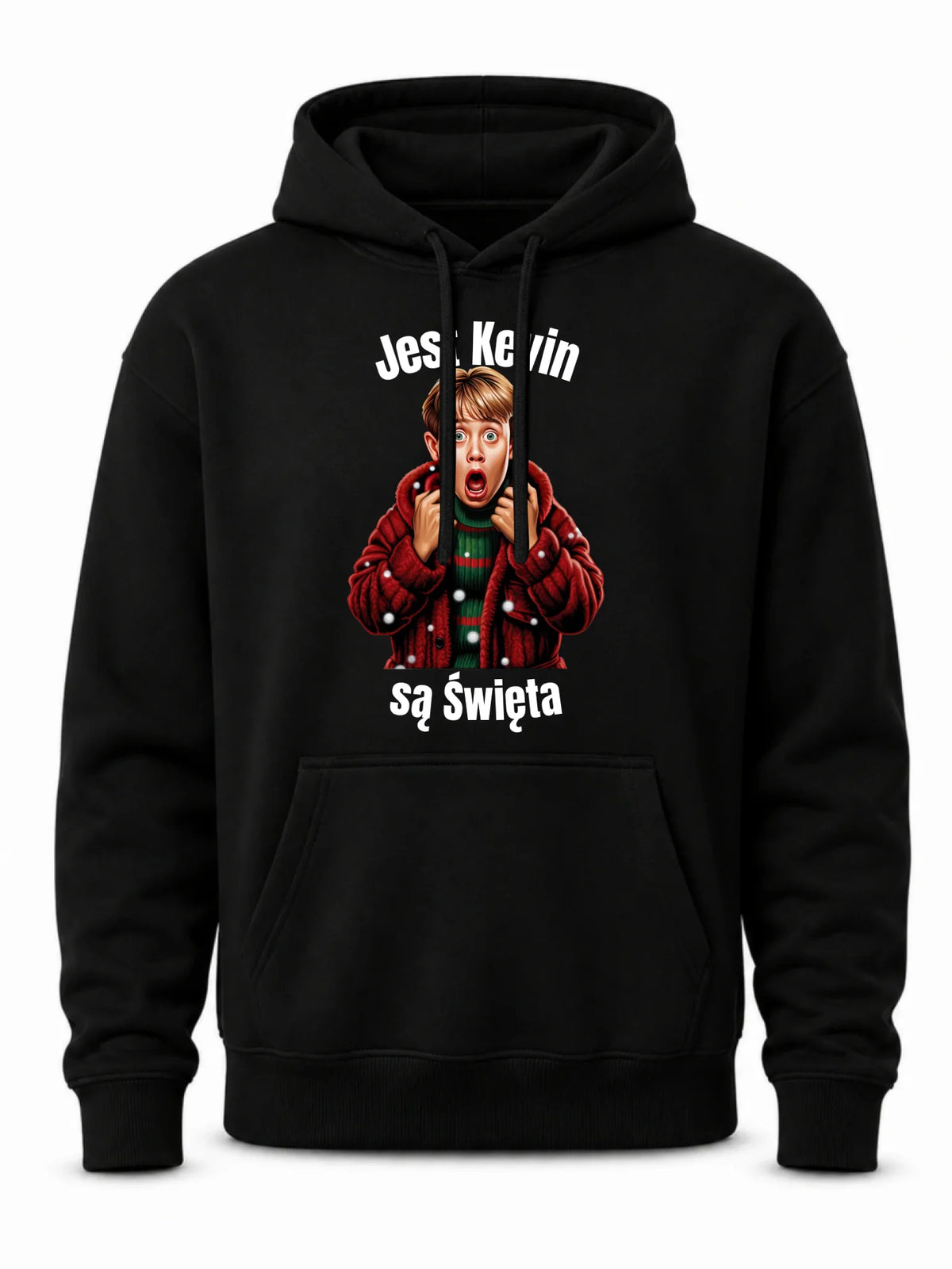Bluza męska z kapturem świąteczna - Jest Kevin są święta BN27