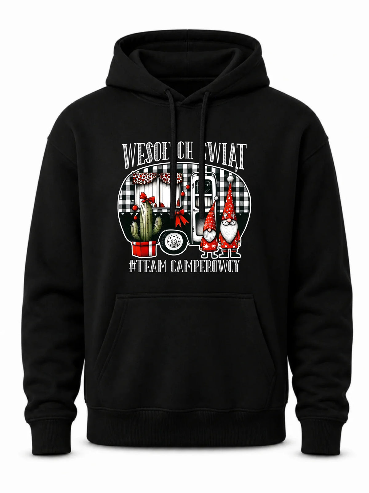 Bluza męska z kapturem świąteczna - Wesołych Świąt Team Camperowcy BN44