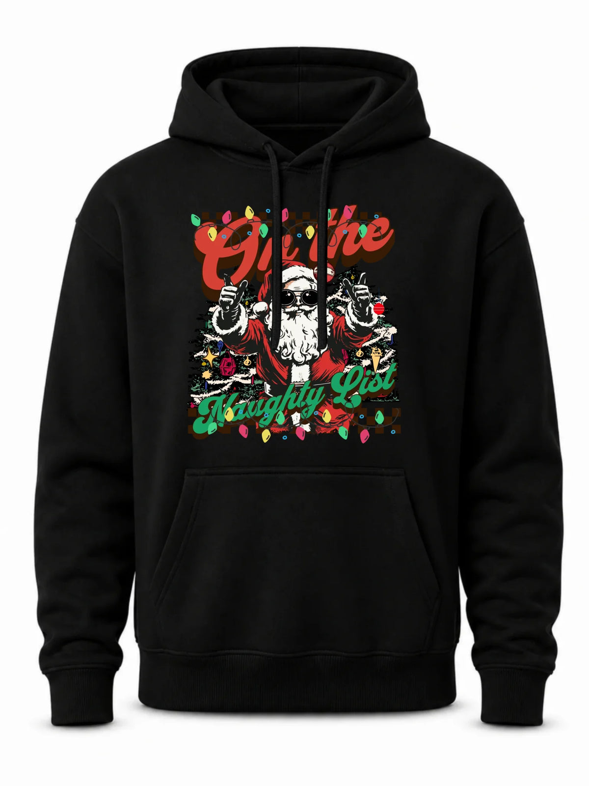 Bluza męska z kapturem świąteczna - On the Naughty List BN50