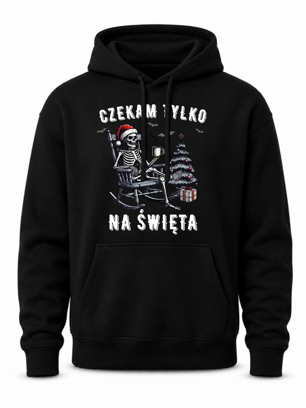 Bluza męska z kapturem świąteczna - Czekam tylko na święta BN56