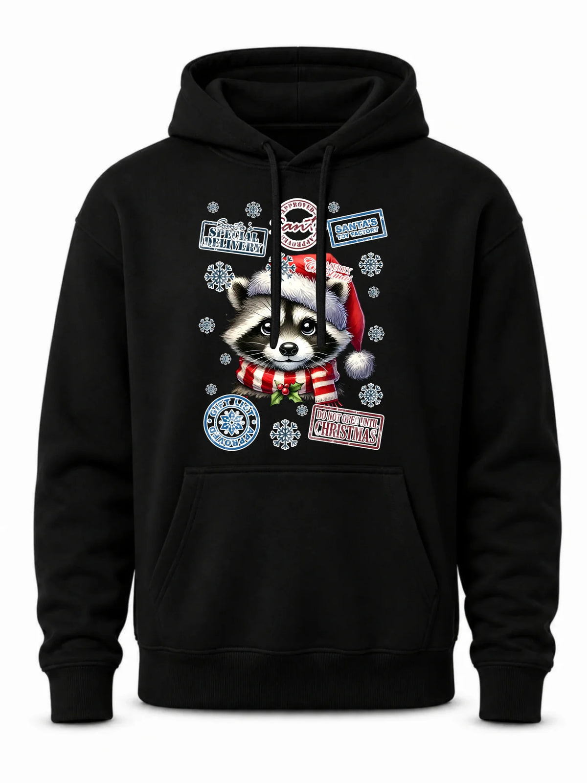 Bluza męska z kapturem świąteczna - Szop - Przesyłka od Mikołaja BN104