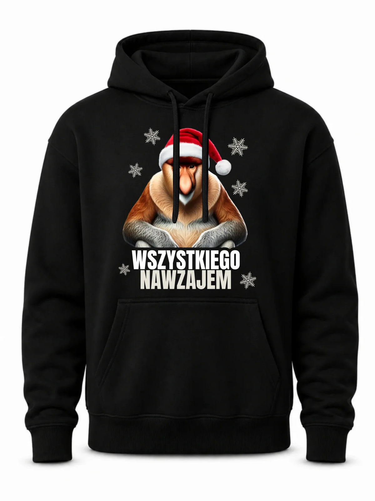 Bluza męska z kapturem świąteczna - Janusz Nosacz - Nawzajem BN110