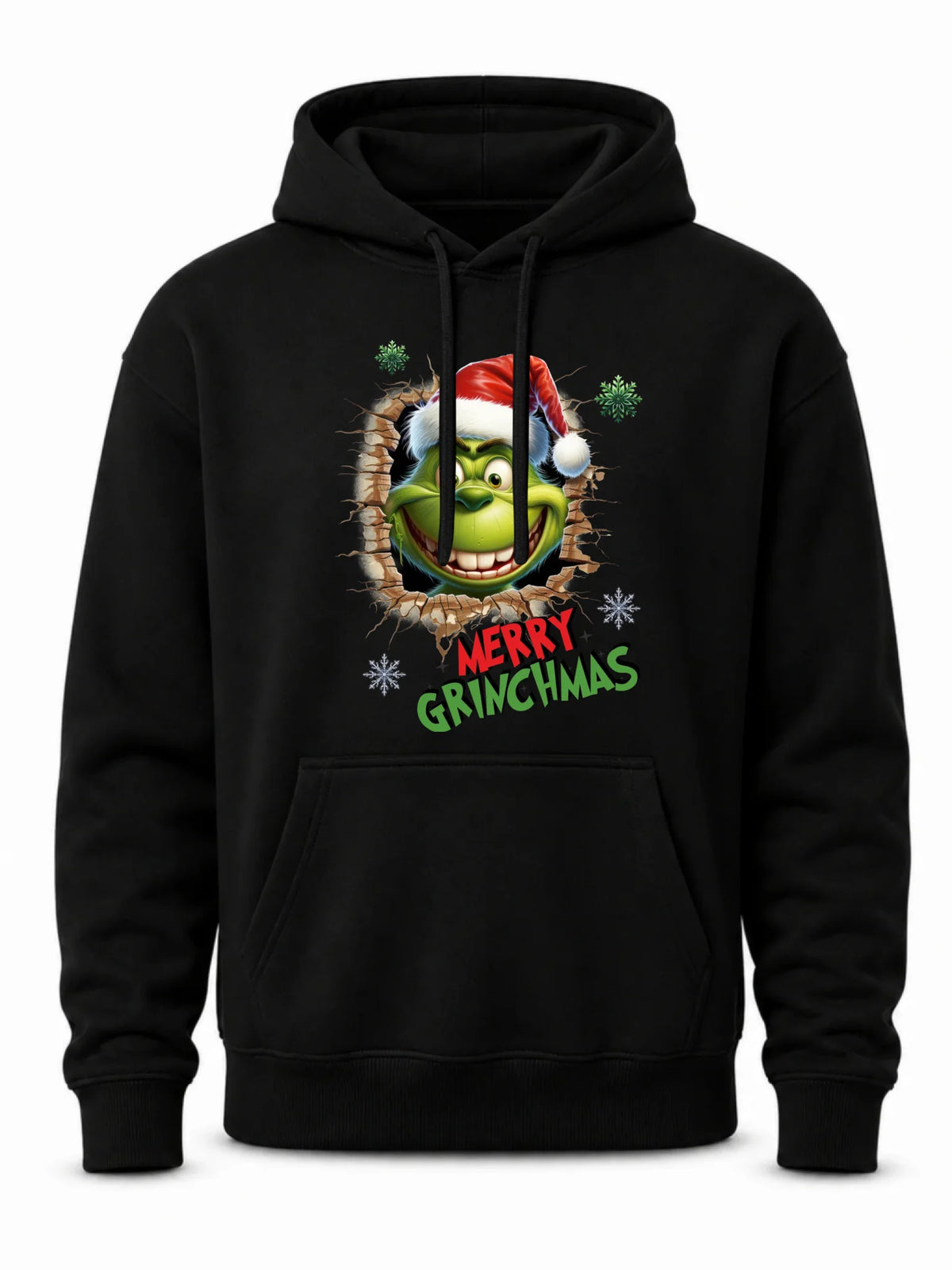 Bluza męska z kapturem świąteczna - Grinch - Merry Grinchmas BN113