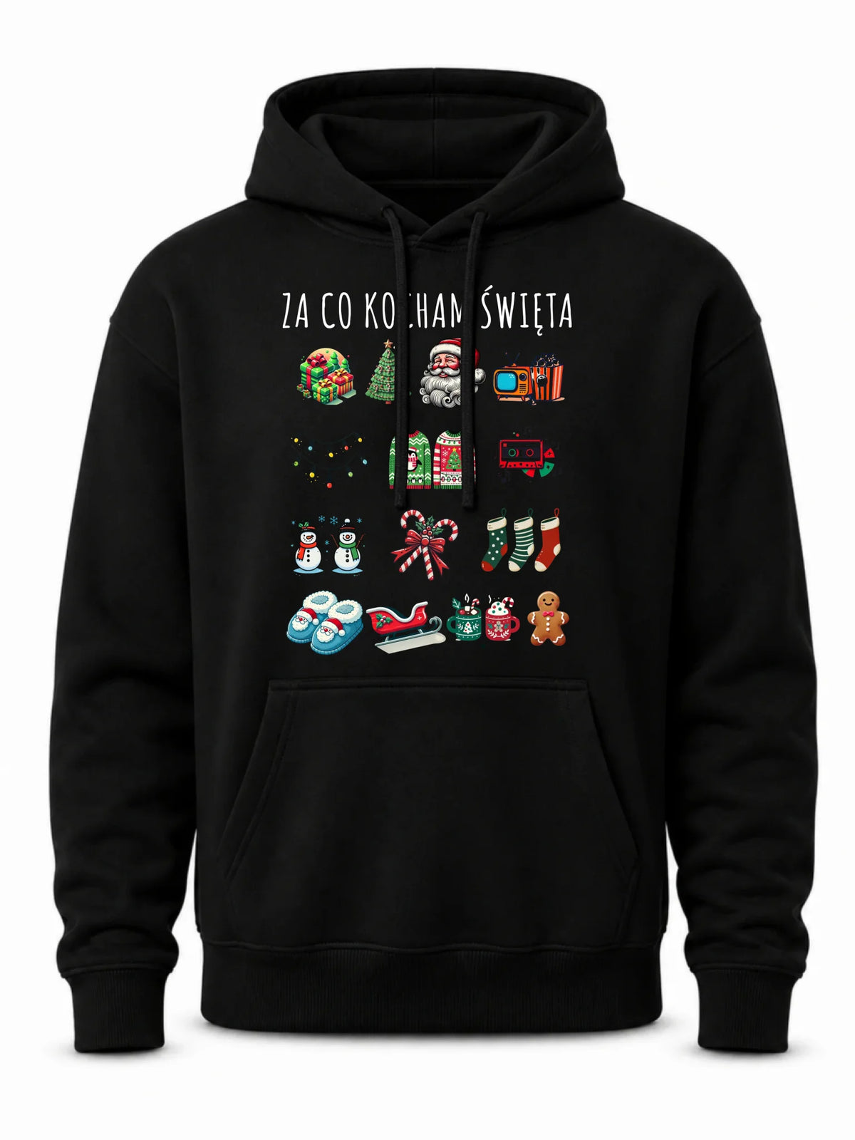 Bluza męska z kapturem świąteczna - Za co kocham święta BN130
