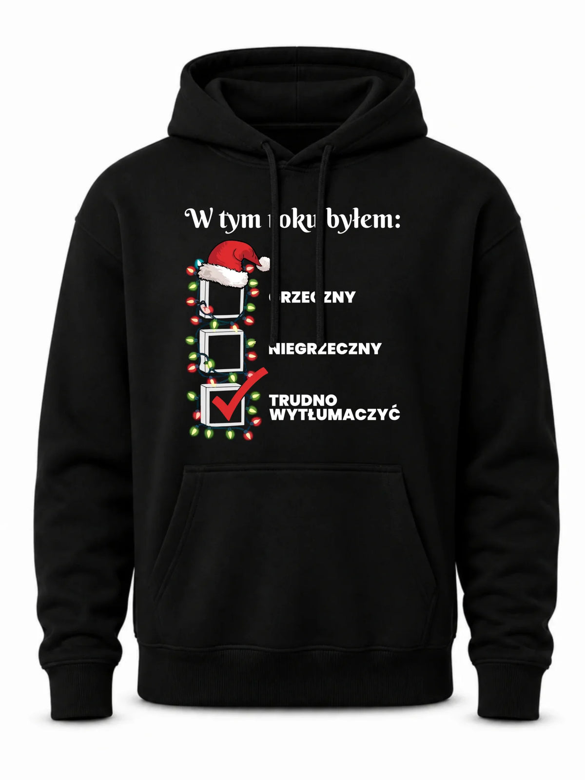 Bluza męska z kapturem na święta - Trudno wytłumaczyć BN134