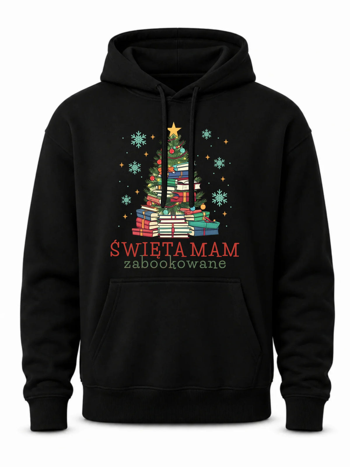 Bluza męska z kapturem świąteczna - Święta mam zabookowane BN05