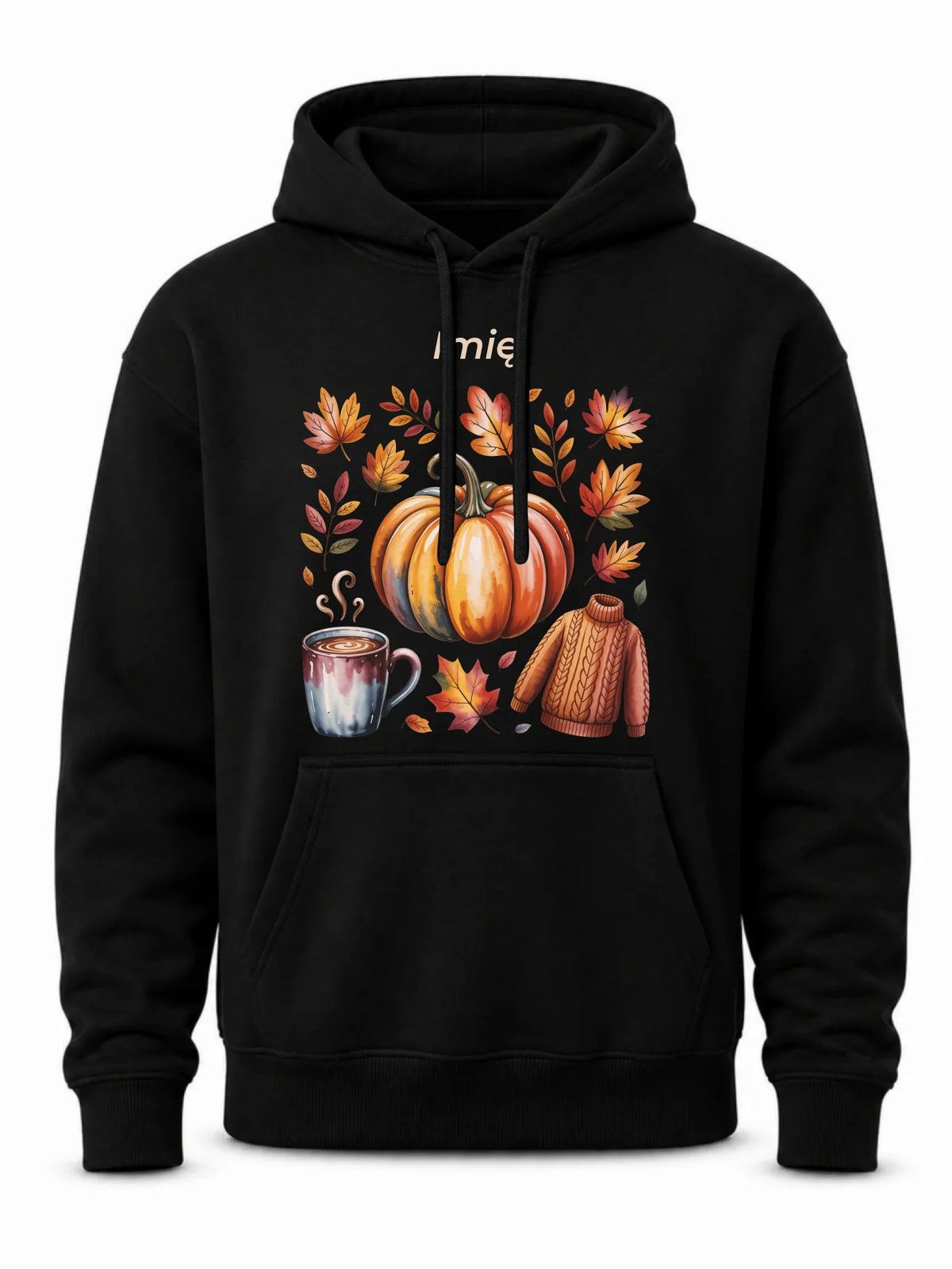 Bluza męska z kapturem jesienna - Złota jesień - personalizowana JS30