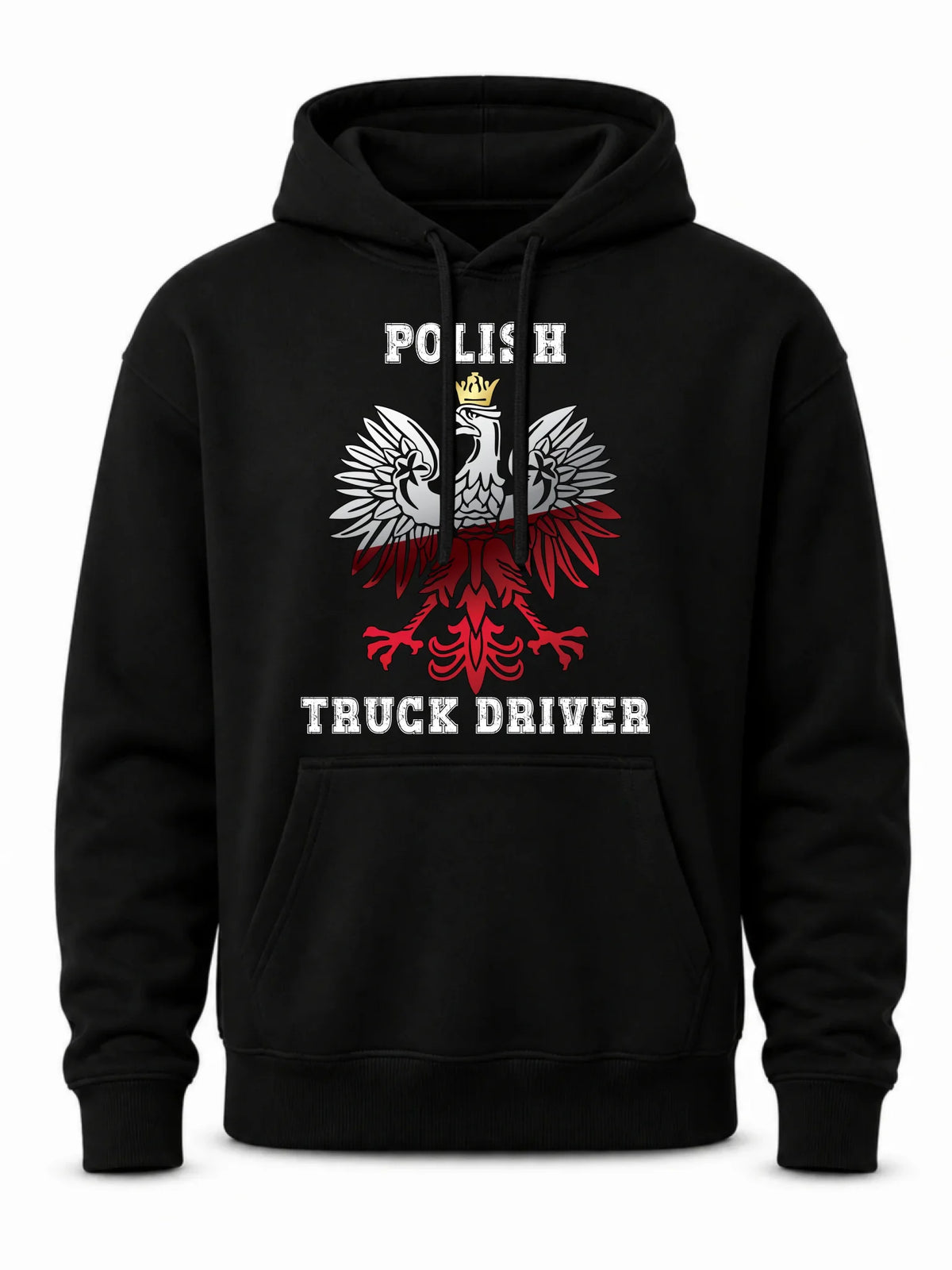 Bluza męska z kapturem dla kierowcy ciężarówki - Polish Truck Driver ZKT06