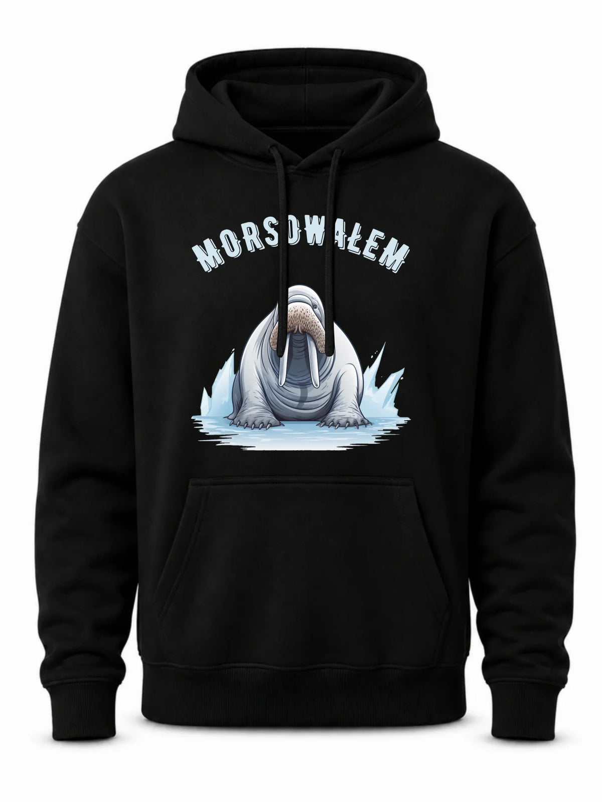 Bluza męska z kapturem dla morsa - Morsowałem HM01