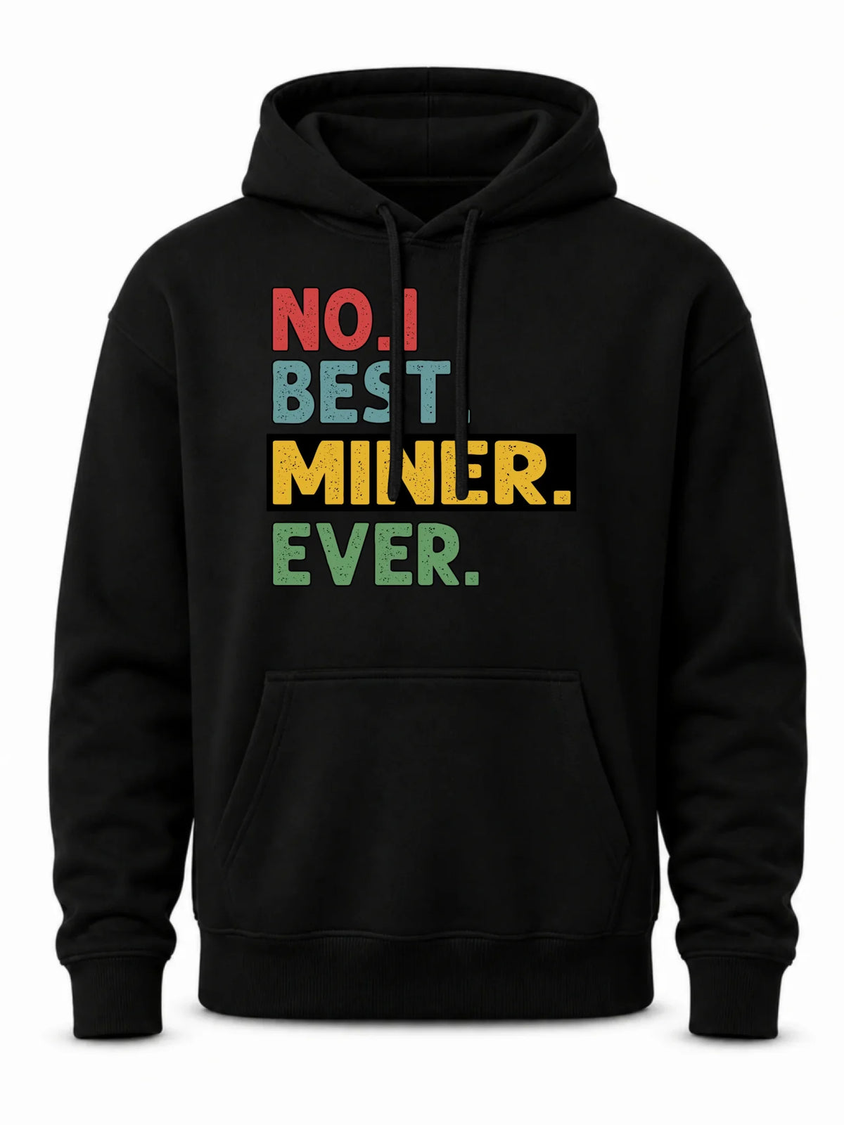 Bluza męska z kapturem - prezent dla górnika - Best miner ever G12