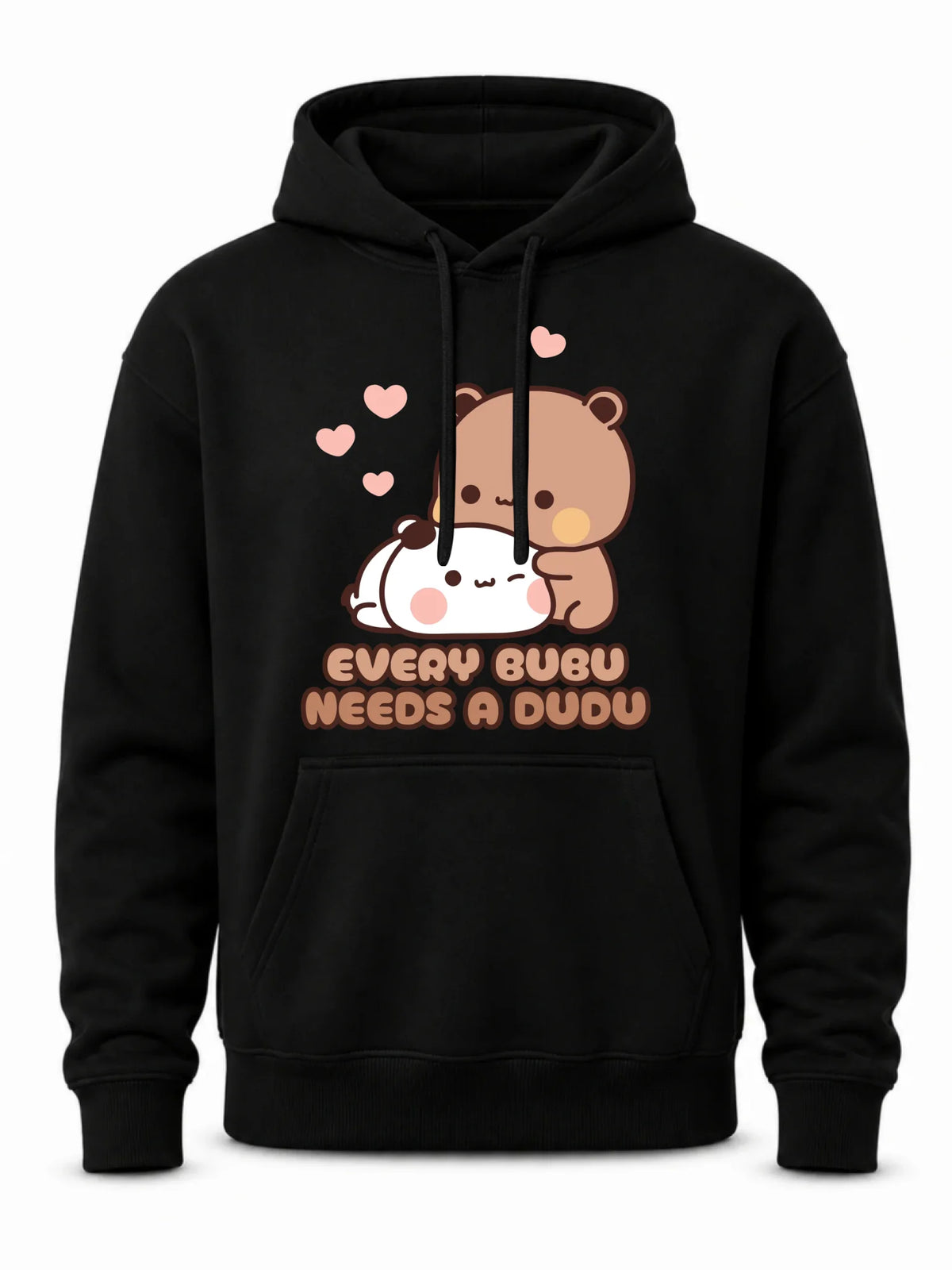 Bluza męska z kapturem dla par - Every Bubu needs a Dudu W33