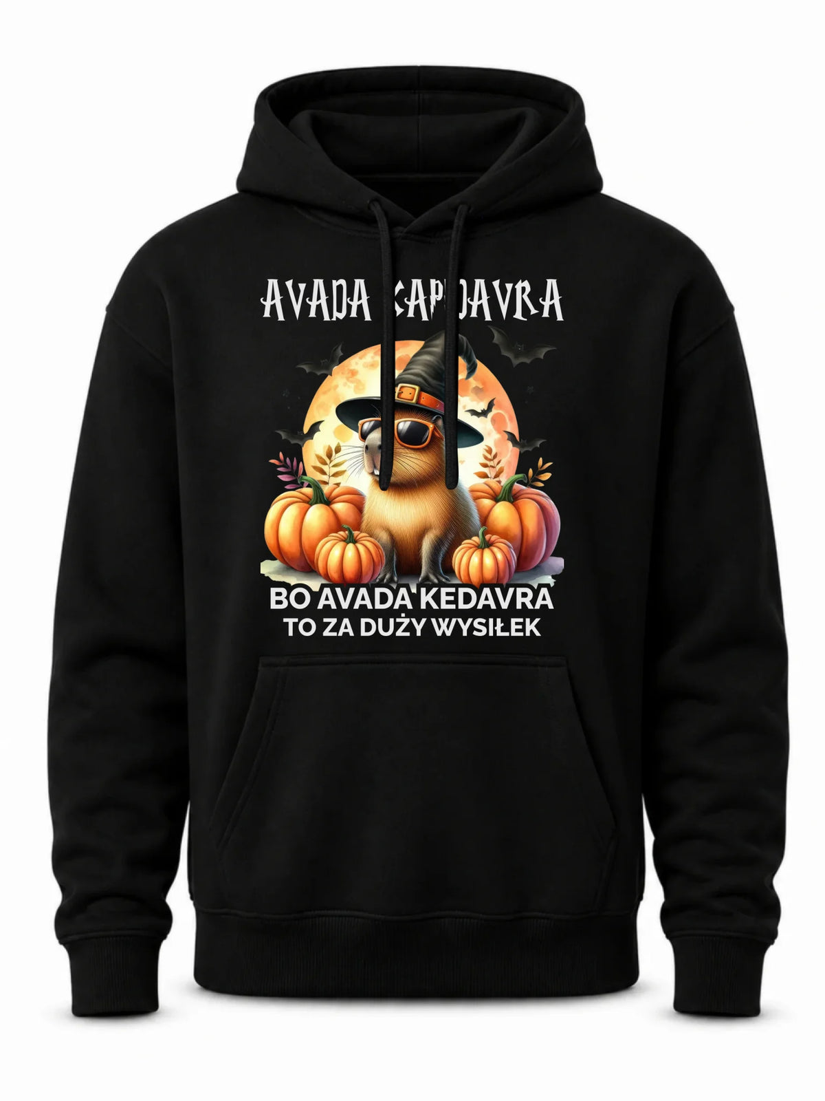 Bluza męska z kapturem halloweenowa - Kapibara - Avada Kapidavra HL21