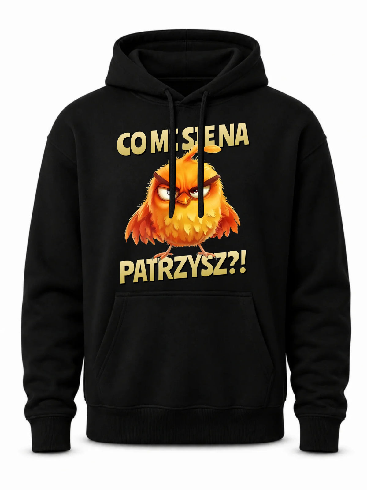 Bluza męska z kapturem - Prezent dla chłopaka kolegi - Co mi się na ptaka patrzysz DCH24