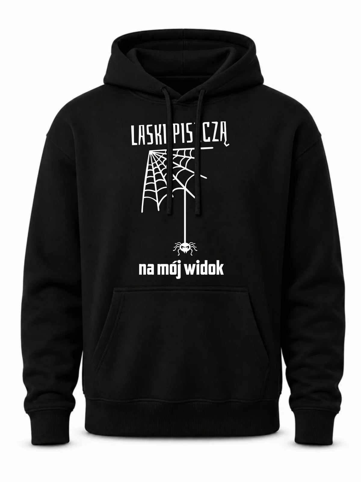 Bluza męska z kapturem - prezent dla chłopaka - Laski piszczą na mój widok DCH13