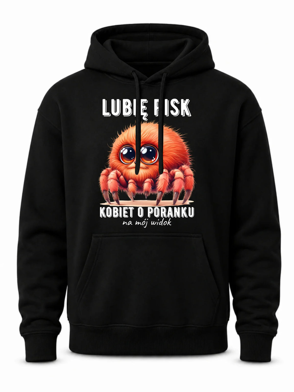 Bluza męska z kapturem - prezent dla chłopaka - Lubię pisk kobiet DCH14