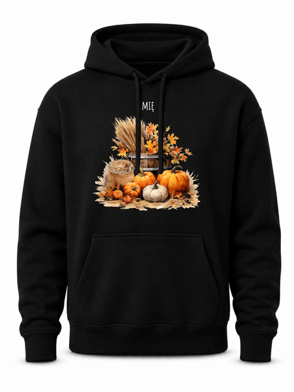 Bluza męska z kapturem na jesień - Harvest vibes - personalizowana JS09