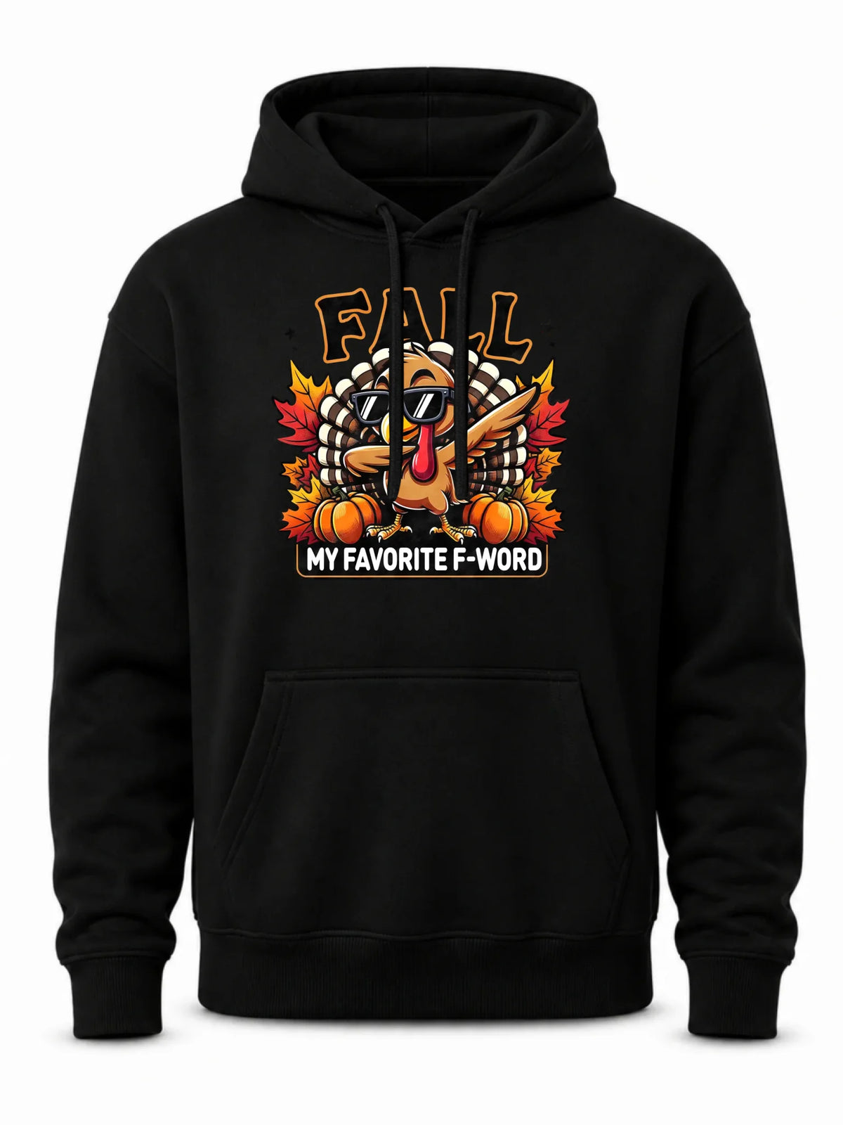 Bluza męska z kapturem jesienna - FALL my favorite F-word JS11