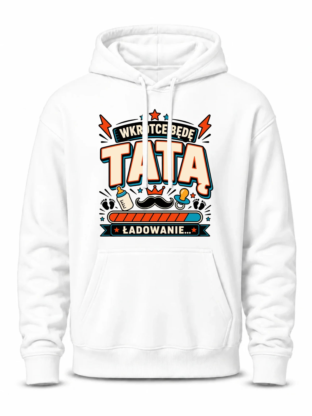 Bluza z kapturem dla przyszłego taty - Wkrótce będę tatą DT23