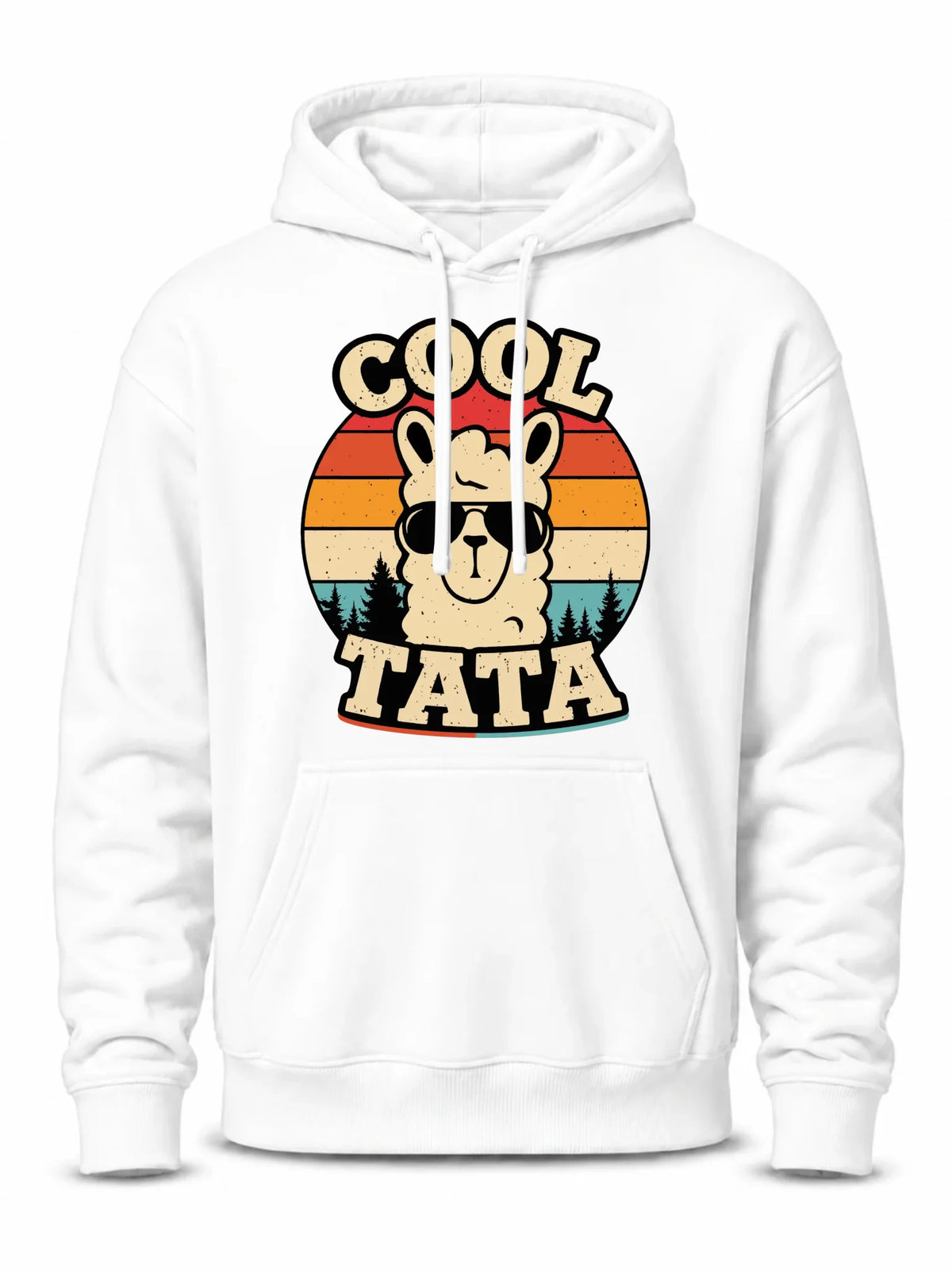 Bluza z kapturem dla taty - Lama w okularach Cool tata DT04