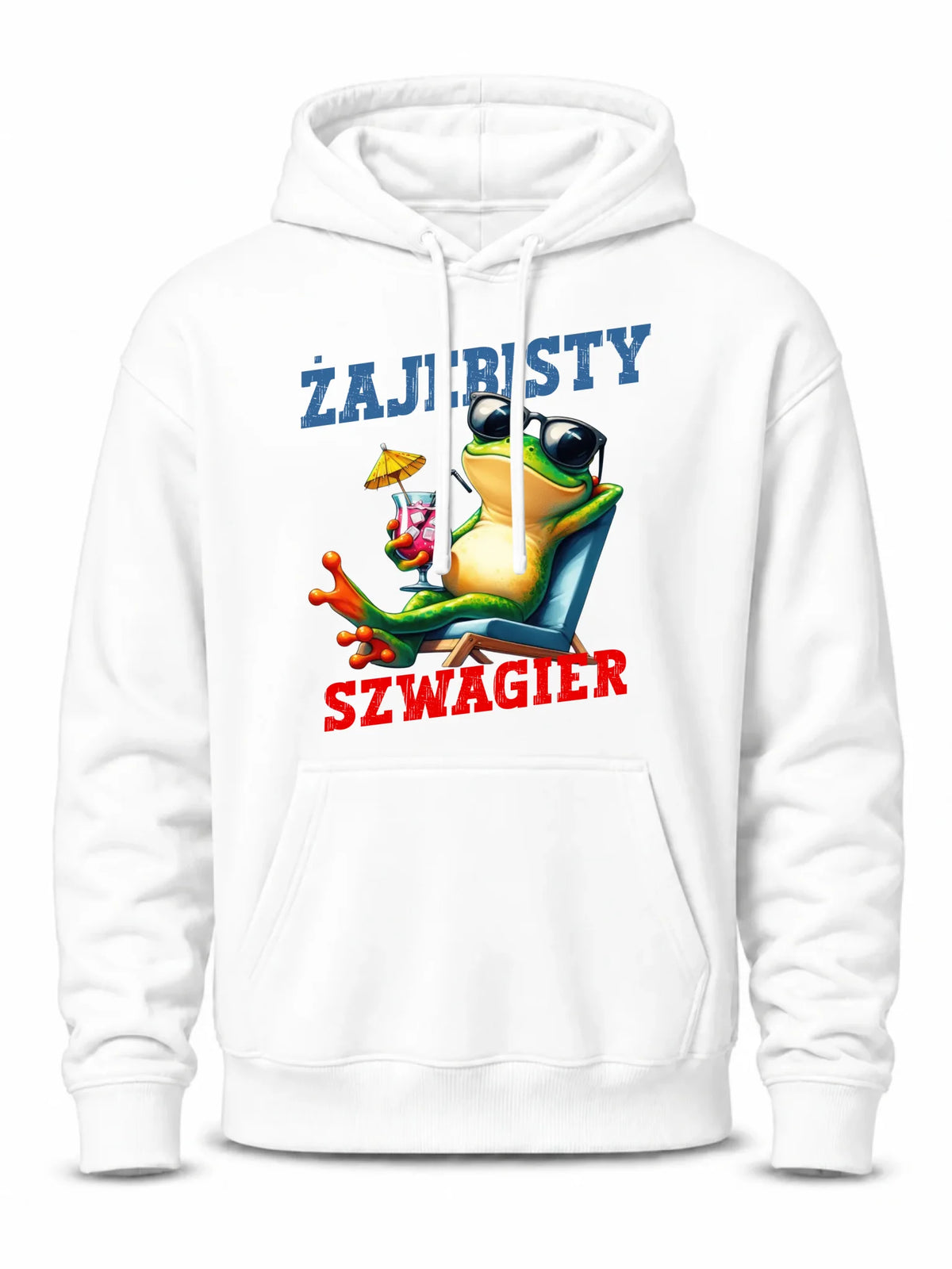 Bluza męska z kapturem dla szwagra - Żajebisty Szwagier DSZ01