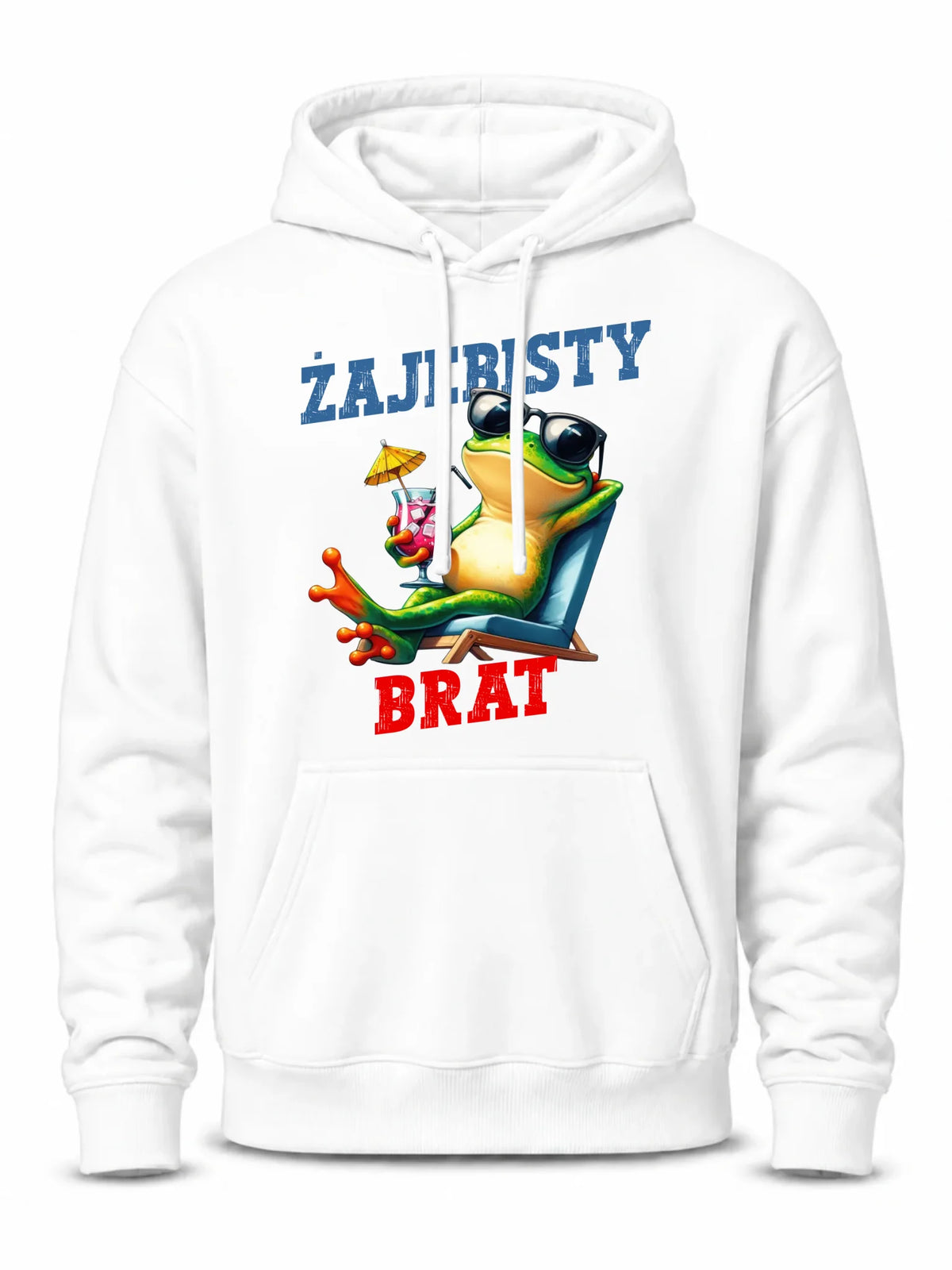 Bluza męska z kapturem dla brata - Żajebisty Brat DB01