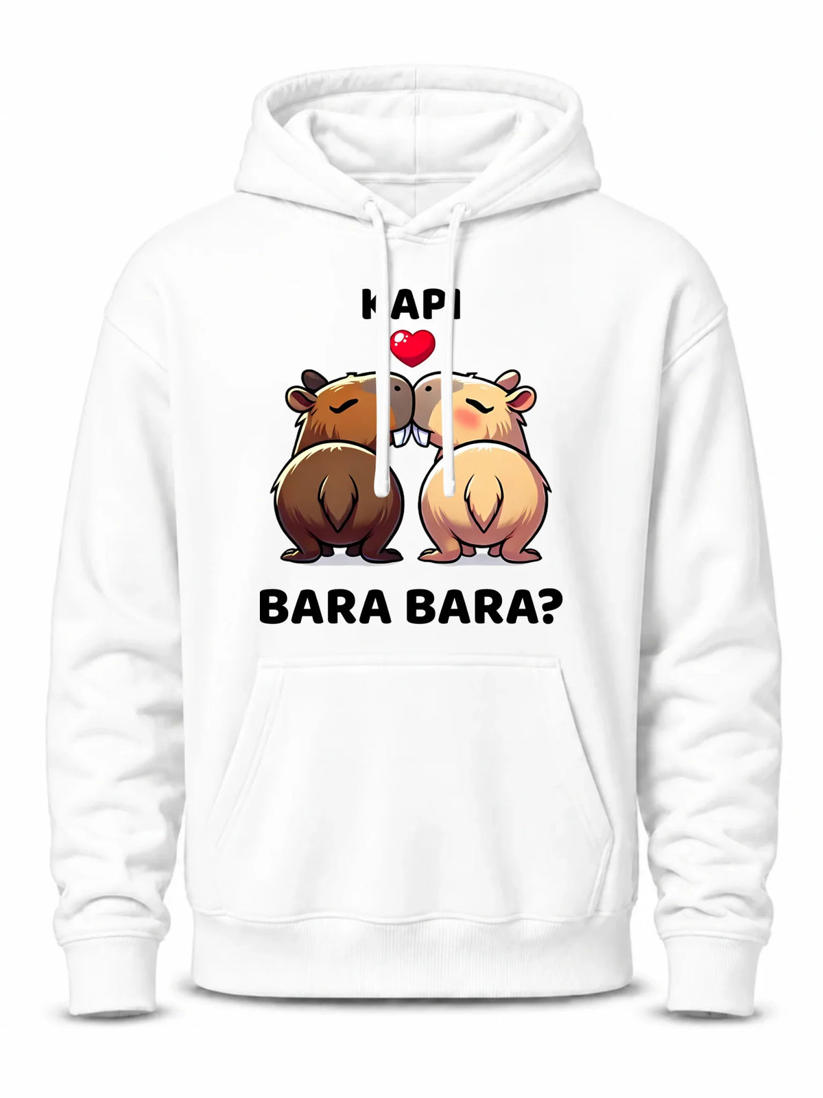 Bluza męska z kapturem - Kapibara bara bara W86