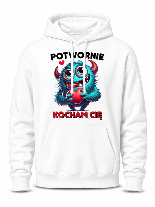 Bluza męska z kapturem - Potwornie Kocham Cię W45