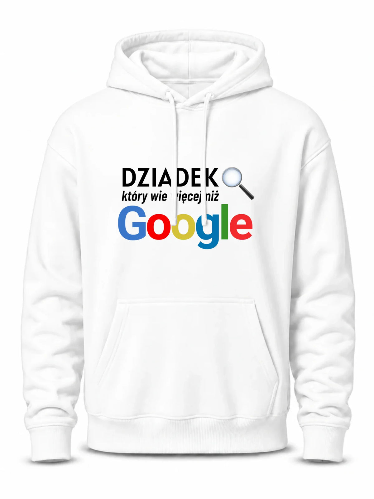 Bluza z kapturem dla dziadka - Dziadek który wie więcej niż google D44