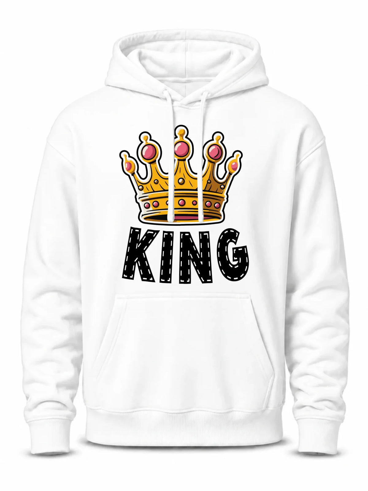 Bluza męska z kapturem - King W41