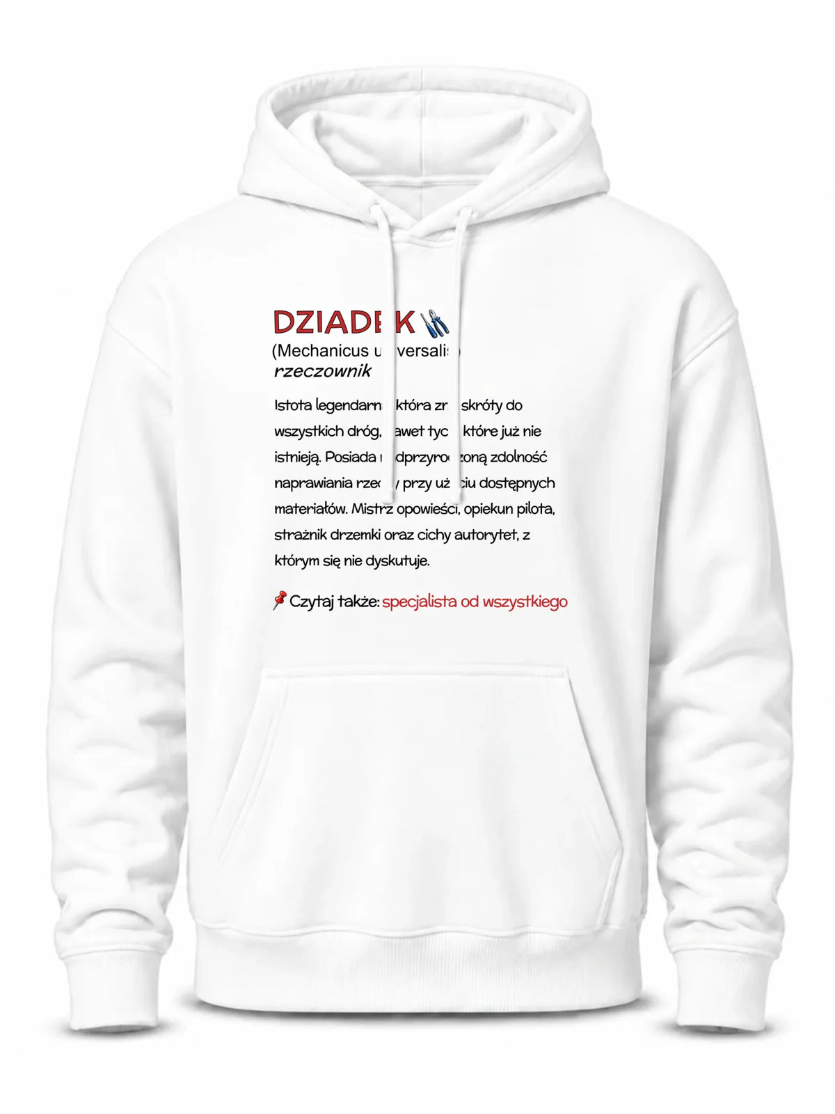 Bluza z kapturem dla dziadka - Dziadek śmieszna definicja D43
