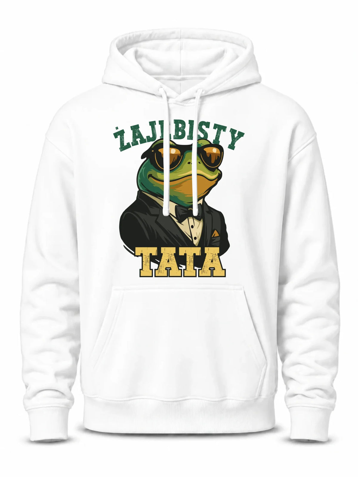 Bluza męska z kapturem dla taty - Żajebisty tata DT83