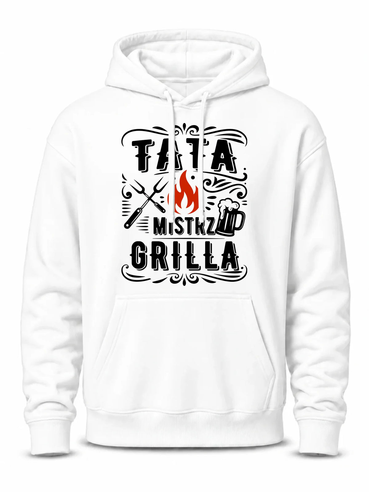 Bluza z kapturem dla taty - Tata mistrz grilla DT53