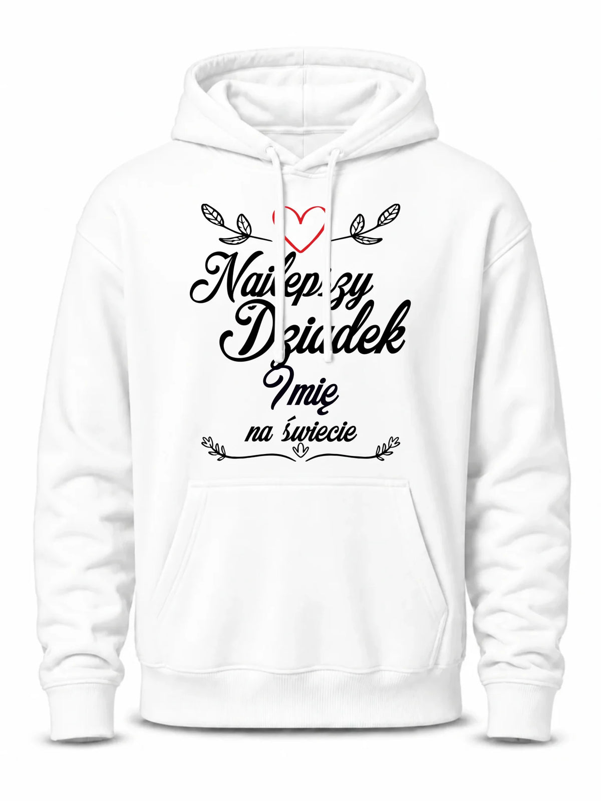Bluza z kapturem dla dziadka - Najlepszy dziadek na Świecie - personalizowana D12