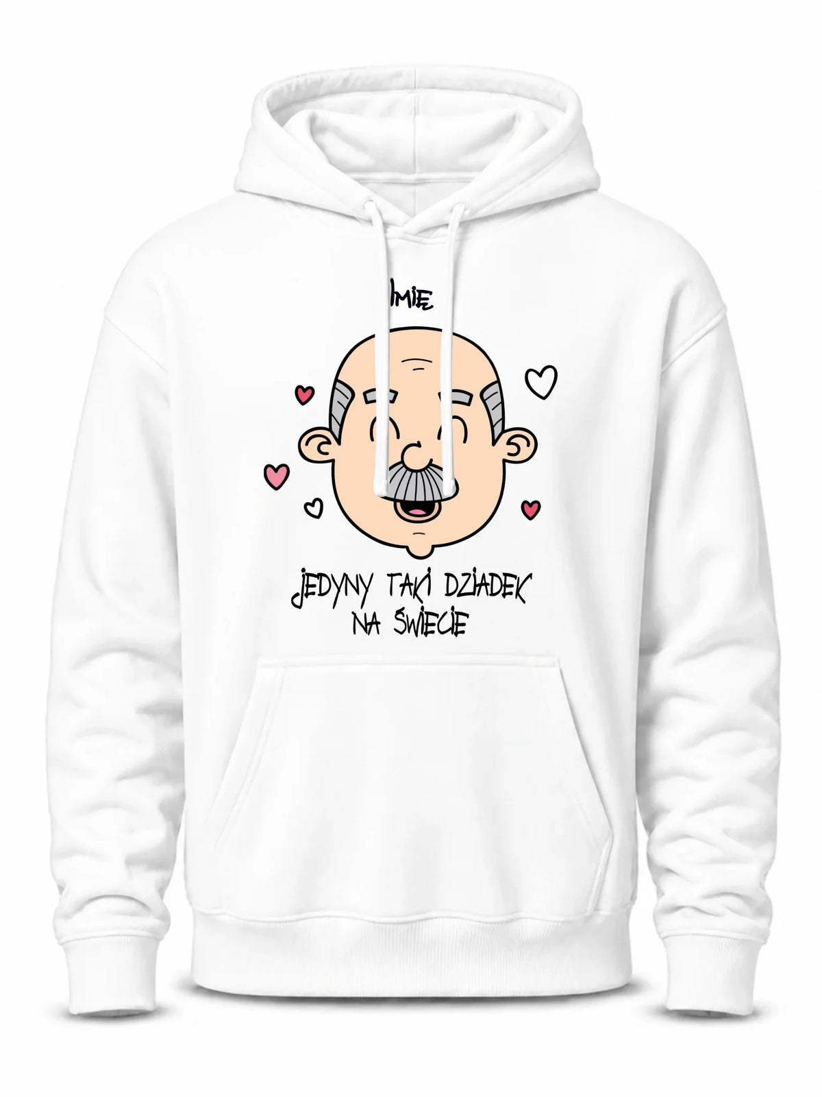 Bluza z kapturem dla dziadka - Jedyny taki dziadek na świecie - personalizowana D15
