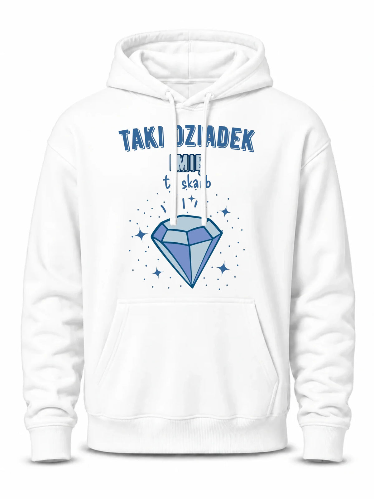 Bluza z kapturem dla dziadka - Taki Dziadek to skarb - personalizowana D06