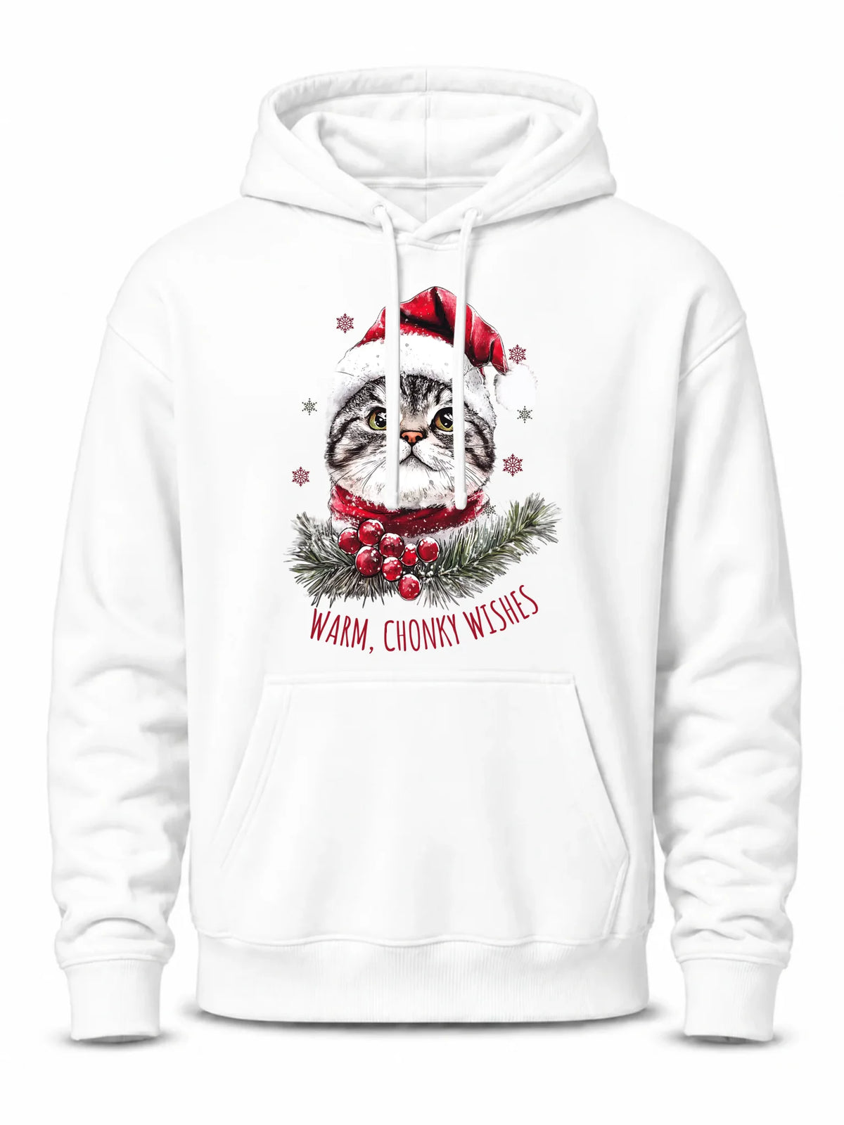 Bluza męska z kapturem świąteczna - Warm, Chonky Wishes BN36