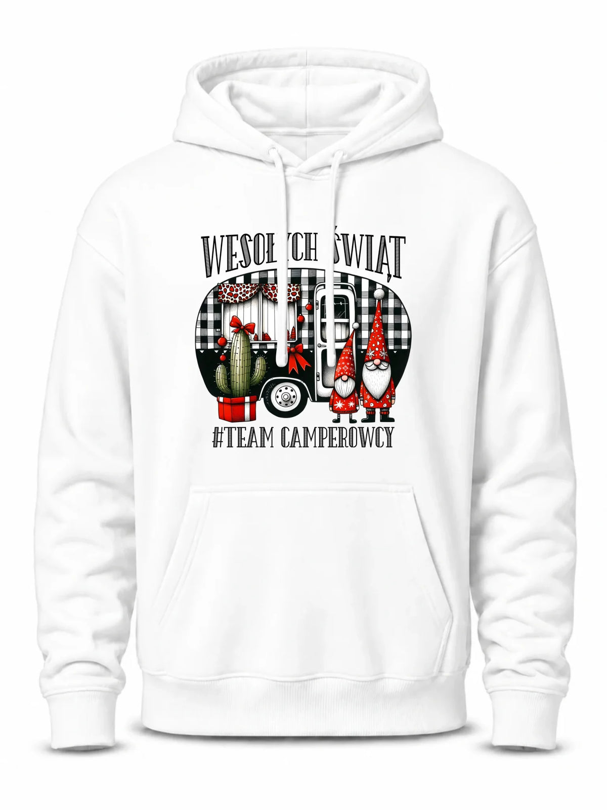 Bluza męska z kapturem świąteczna - Wesołych Świąt Team Camperowcy BN44