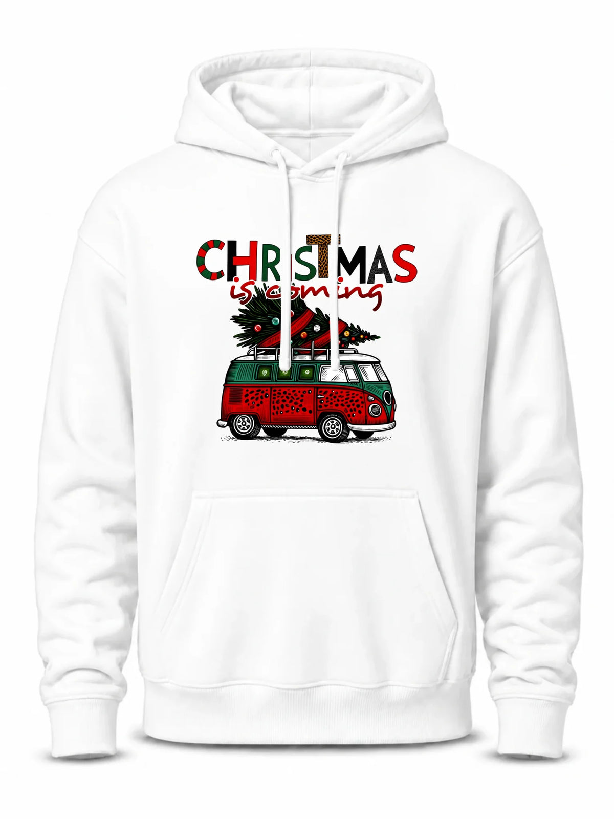 Bluza męska z kapturem świąteczna - Kamper Christmas is coming BN42