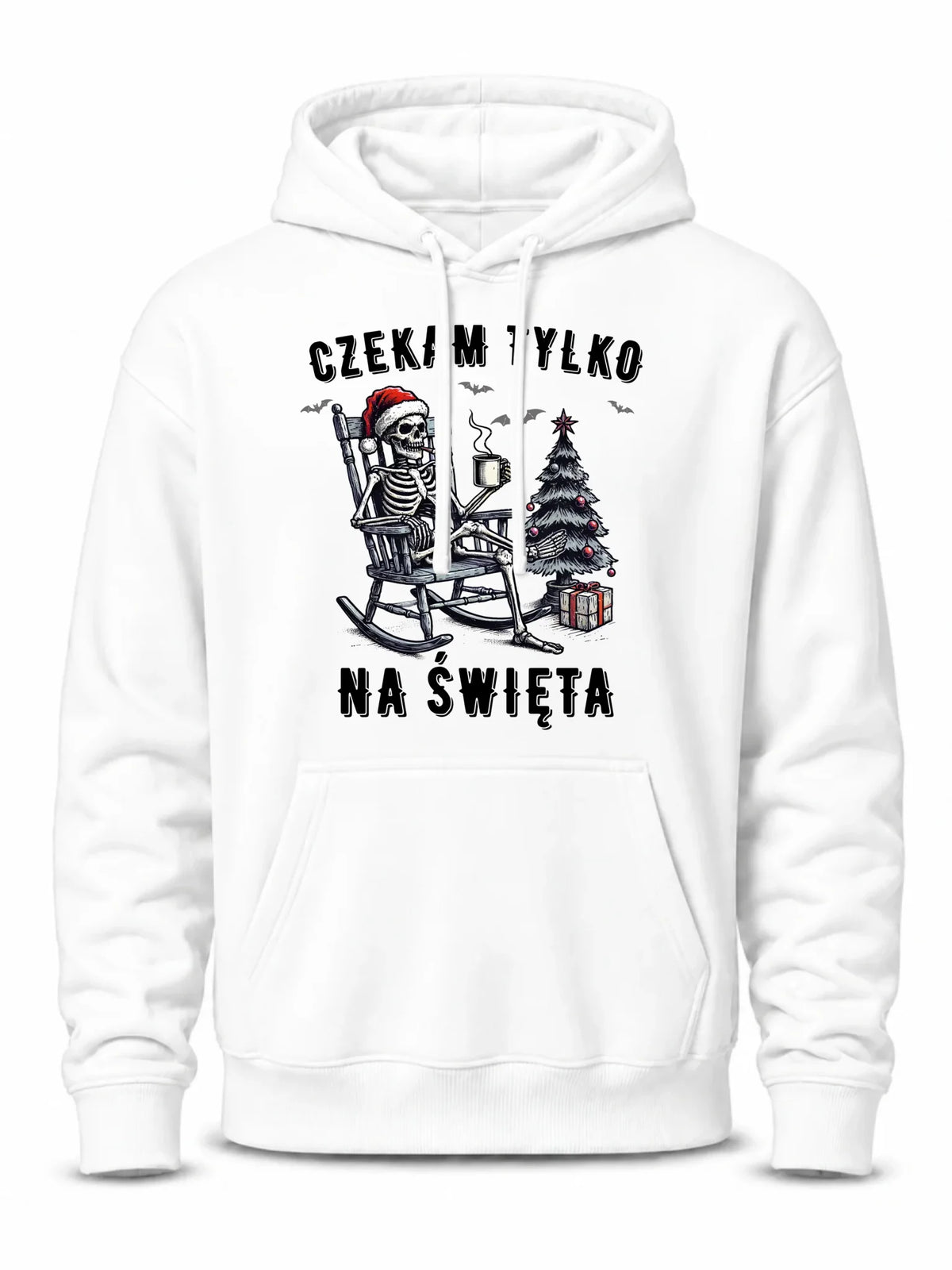 Bluza męska z kapturem świąteczna - Czekam tylko na święta BN56